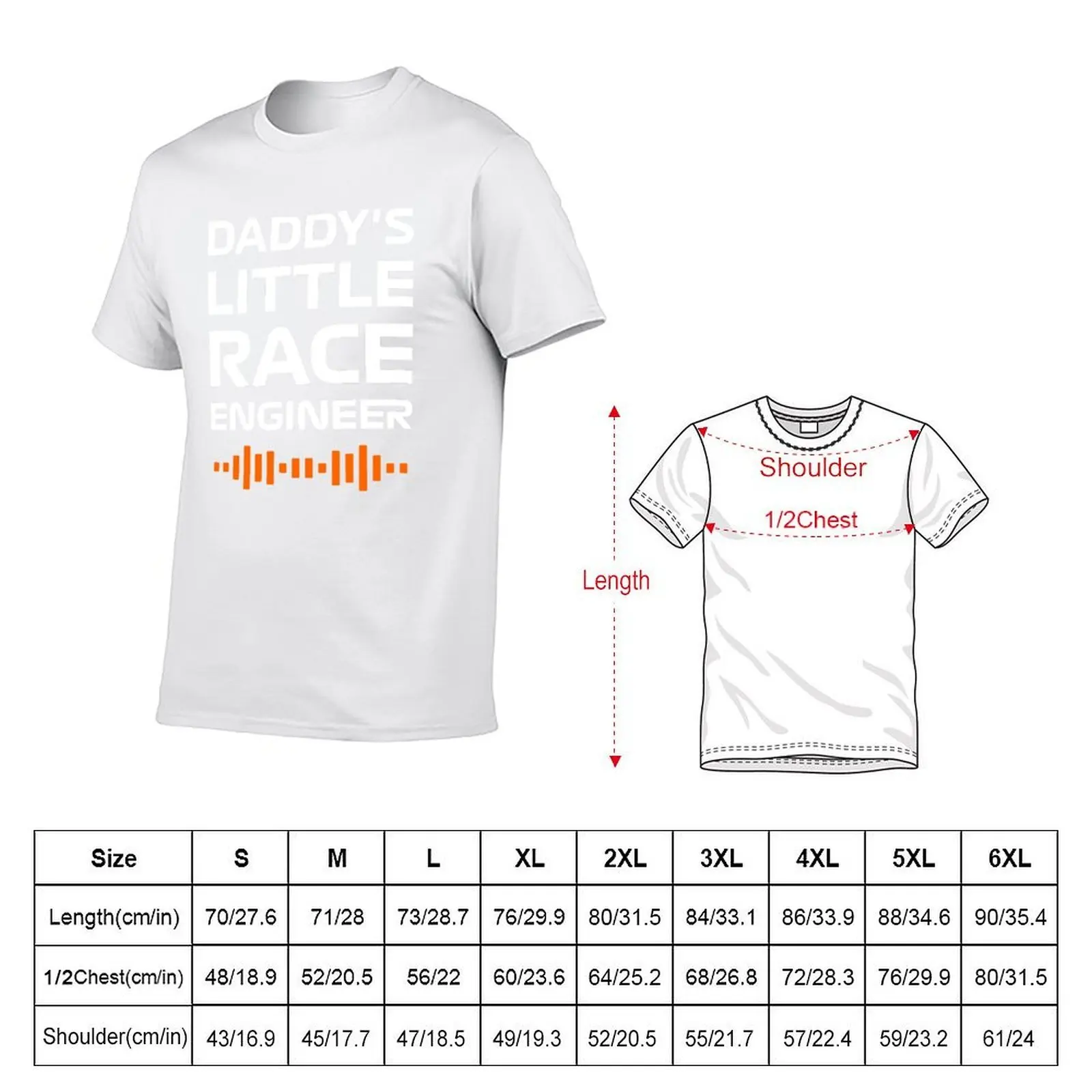 Daddy's Little Race Engineer F1 Kids Design T-Shirt t shirts for man cotton funny anime t shirts oversize T-Shirt