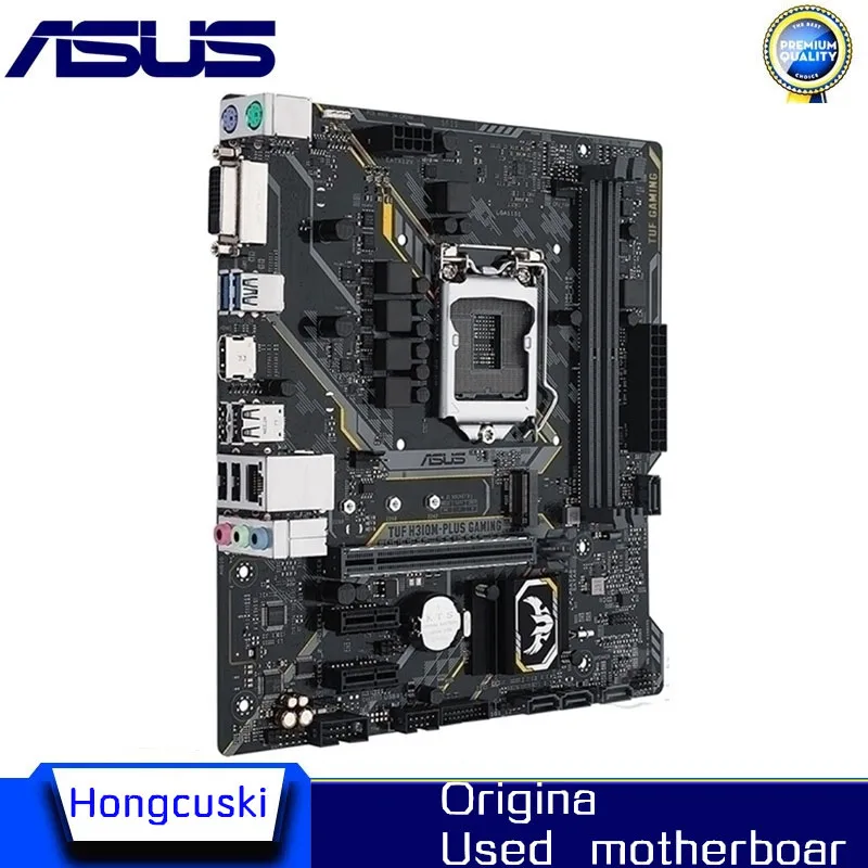 For ASUS TUF H310M-PLUS GAMING Used original motherboard Socket LGA 1151 DDR4 64GB H310 Desktop Motherboard