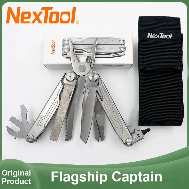NexTool Flagship Captain 19 In 1 Multitool Pliers EDC Outdoor Tools Pocket Knife Folding Multi Tool Camping Hiking Survival