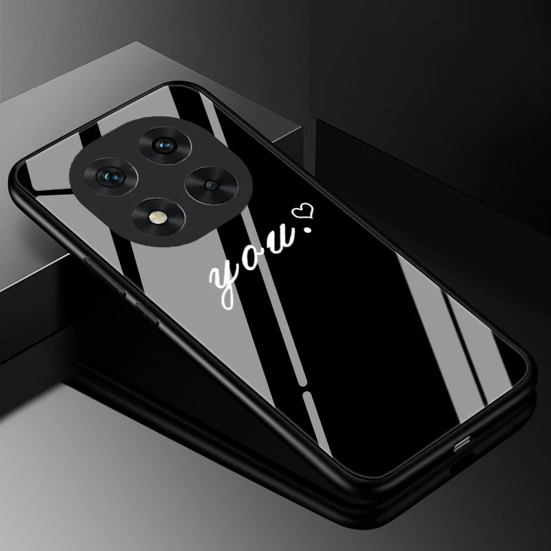 Funda de teléfono de vidrio templado para Xiaomi Redmi Note 14 Pro Plus 4G 5G, funda dura de lujo para PC, parachoques trasero para POCO X7 Pro 5G