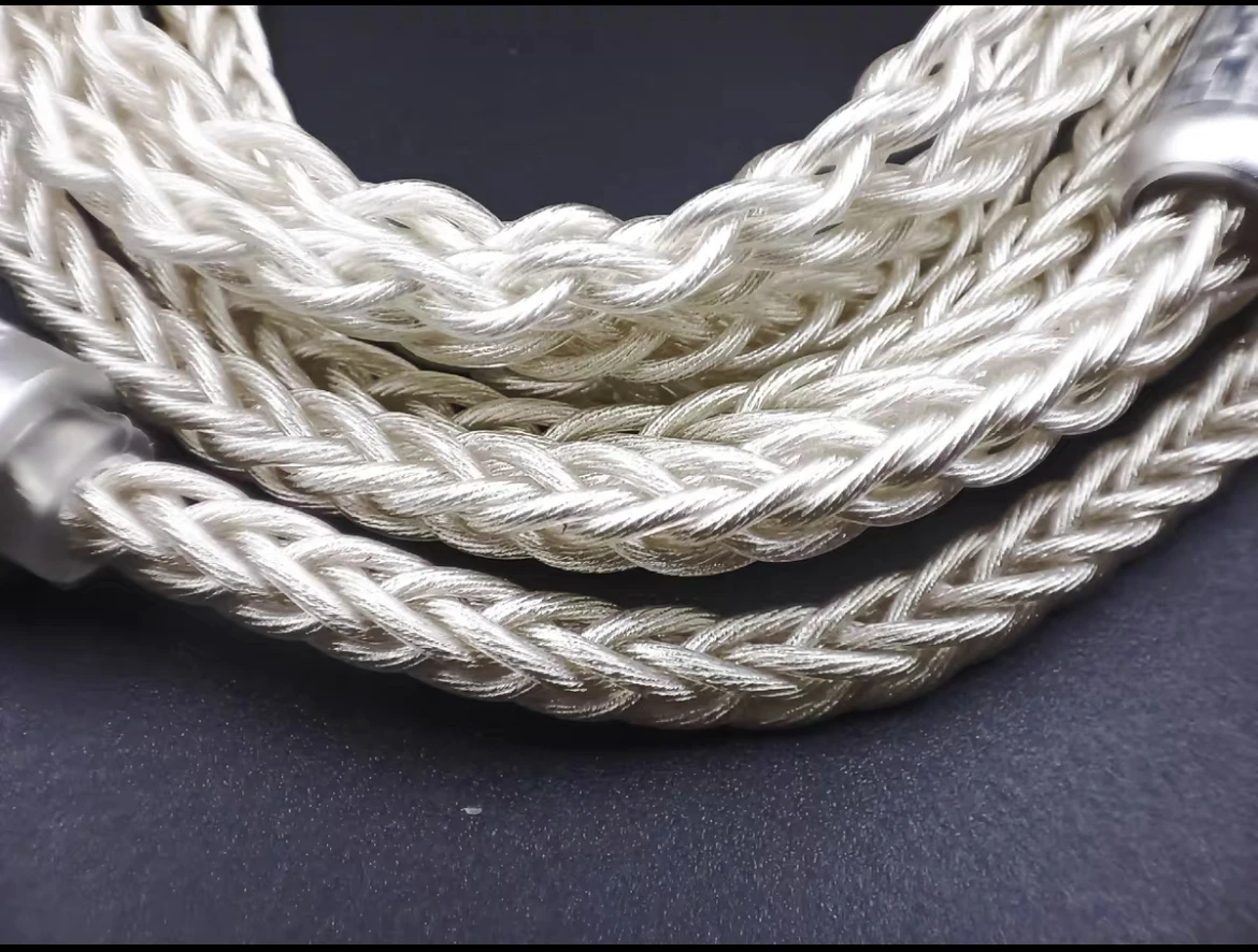 7n 단결정 구리 은도금 와이어, MMCX 0.78mm, IE900 1.2 계량기