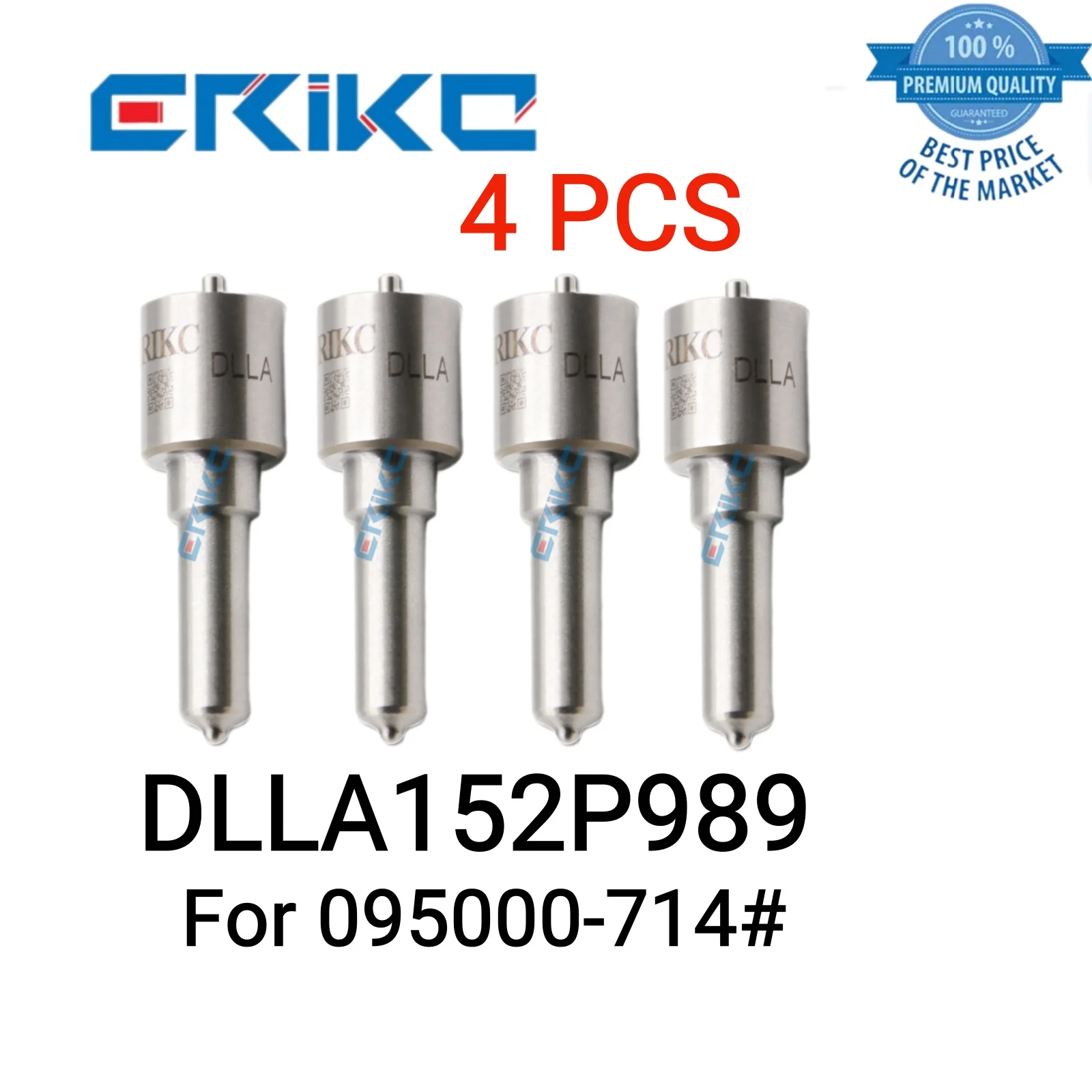 

4 PCS DLLA152P989 Jet Spray Nozzle 093400-9890 Fuel Injection Nozzle DLLA 152 P 989 Auto Engine DLLA 152P989 for 095000-7140