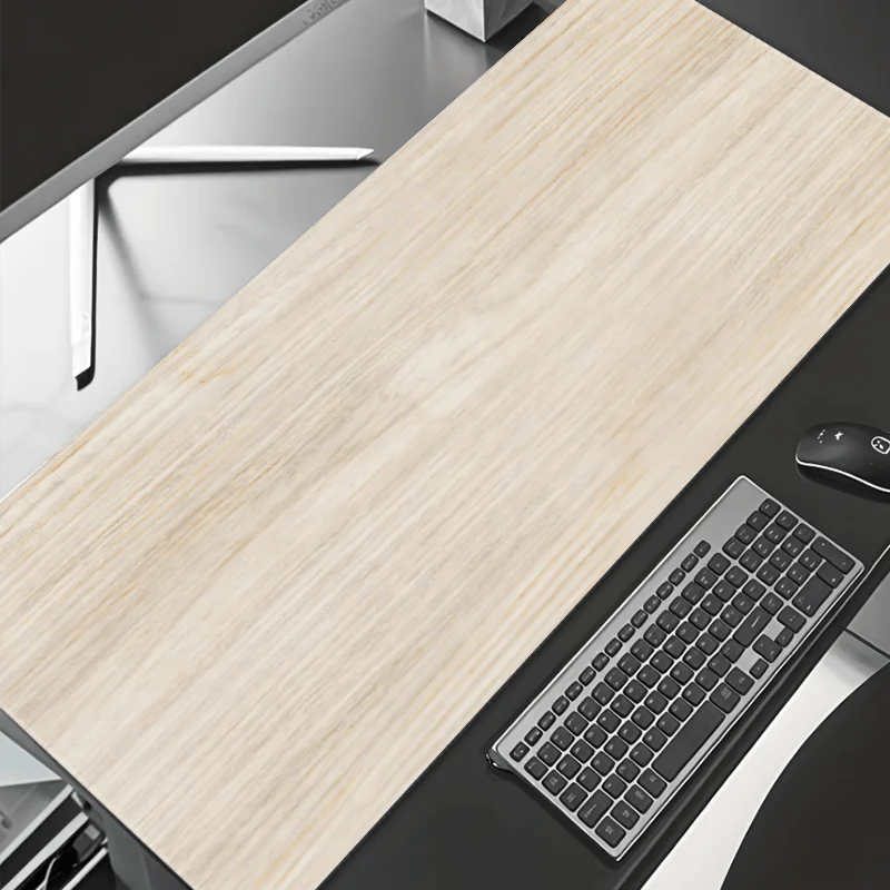 Large Gaming Mouse Pad Wood Grain Non-Slip Rubber Mouse Pads for Office Home PC Laptop Desk Interior Mouse Mat Desk Decorating