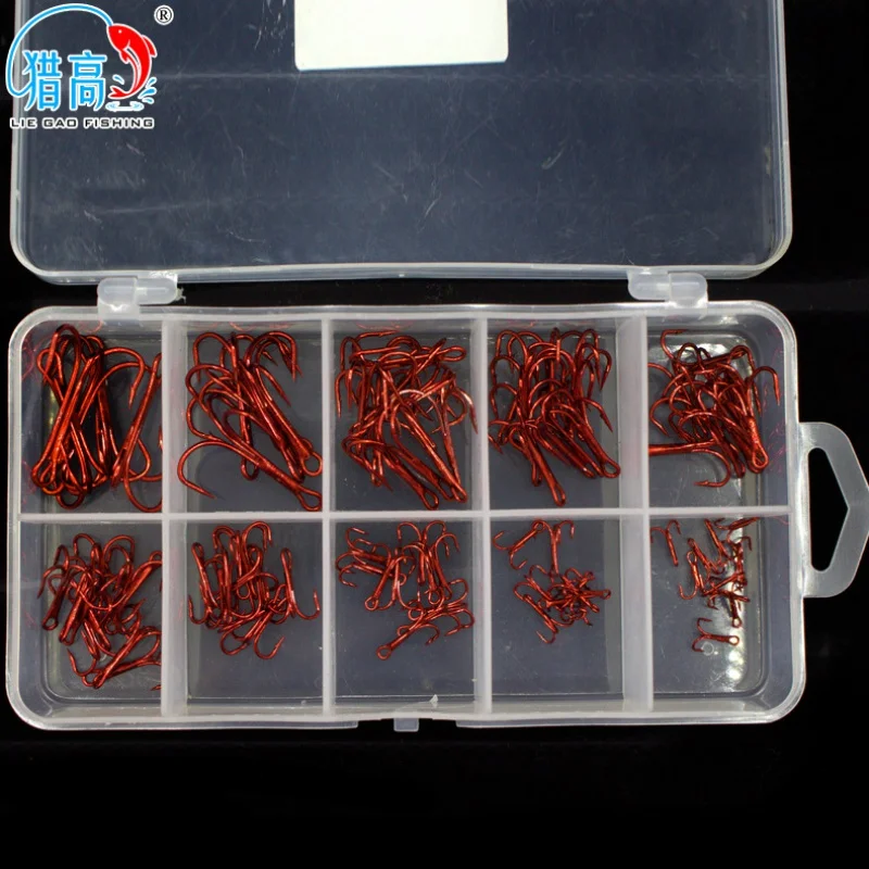 Lure Treble Hook Suit Three-Claw Hook Lure Hook High Carbon Steel Hooks Suit Suit Three Anchor Hook Suit Weihai Fishing Gear