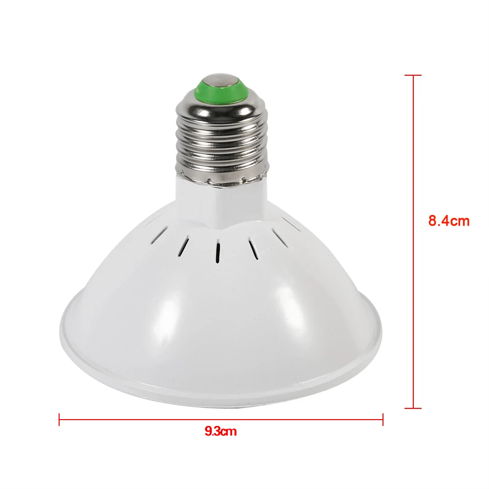 24W 200-luz LED para cultivo de plantas, lámparas hidropónicas E27 para cultivo de flores y verduras, 85 ~ 265V