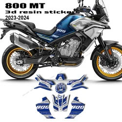 For CF MOTO 800 MT Explore 2023-2024 Motorcycle 3D Epoxy Resin Sticker Protection Kit