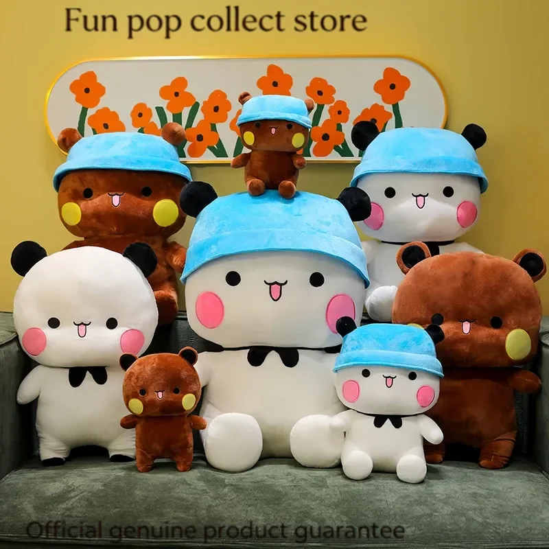 

Bubu And Dudu Panda Plush Toys 40 60cm Large Size Cute Soft Stuffed Animals Couple Cushion Collectible Plushies Gift For Adults