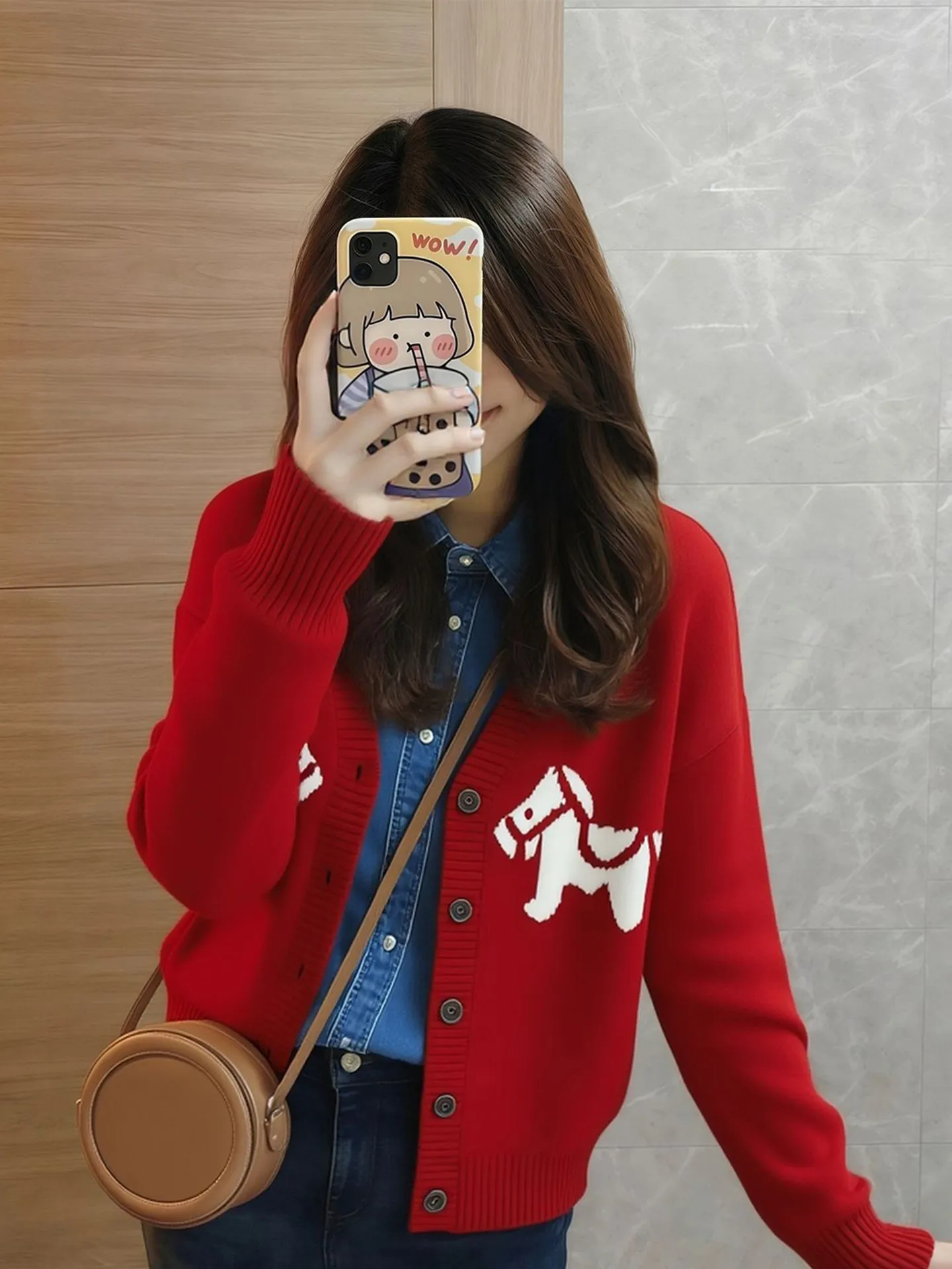 

Корейский винтажный вязаный кардиган с V-образным вырезом для женщин, новинка весенней коллекции, простой, универсальный, можно носить как нижний или верхний слой, с цветочной вышивкой