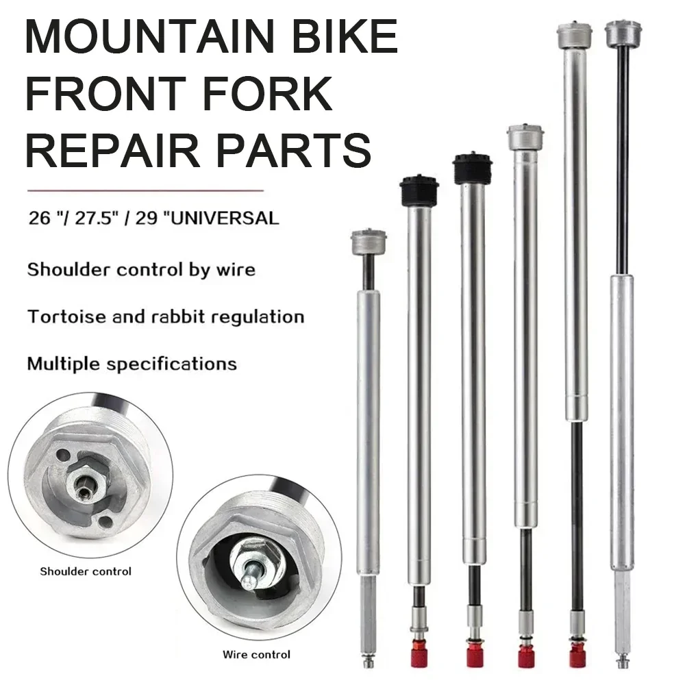 Bike Suspension Cartridge Oil Damping Rod 26/27.5/29inch Bicycle Front Fork Repair Part Bicycle Air Fork Upgrade Accessories