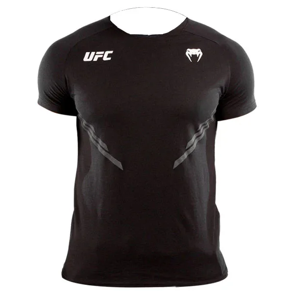 

UFC Men's and Women's Sports T-shirt, Quick Drying Fitness Combat T-shirt, Sweat Absorbing and Breathable Training Combat Top