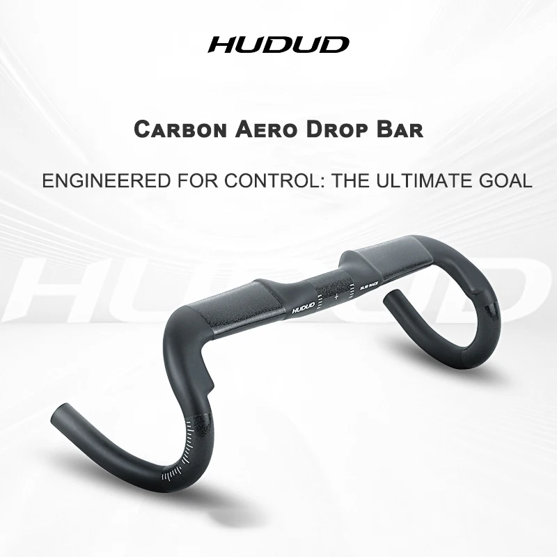 

Hudud HB15 Carbon Aero Drop Bar | T800 | 30mm Drop Flare | Top 340 to 400 | Reach 79 Drop 125mm