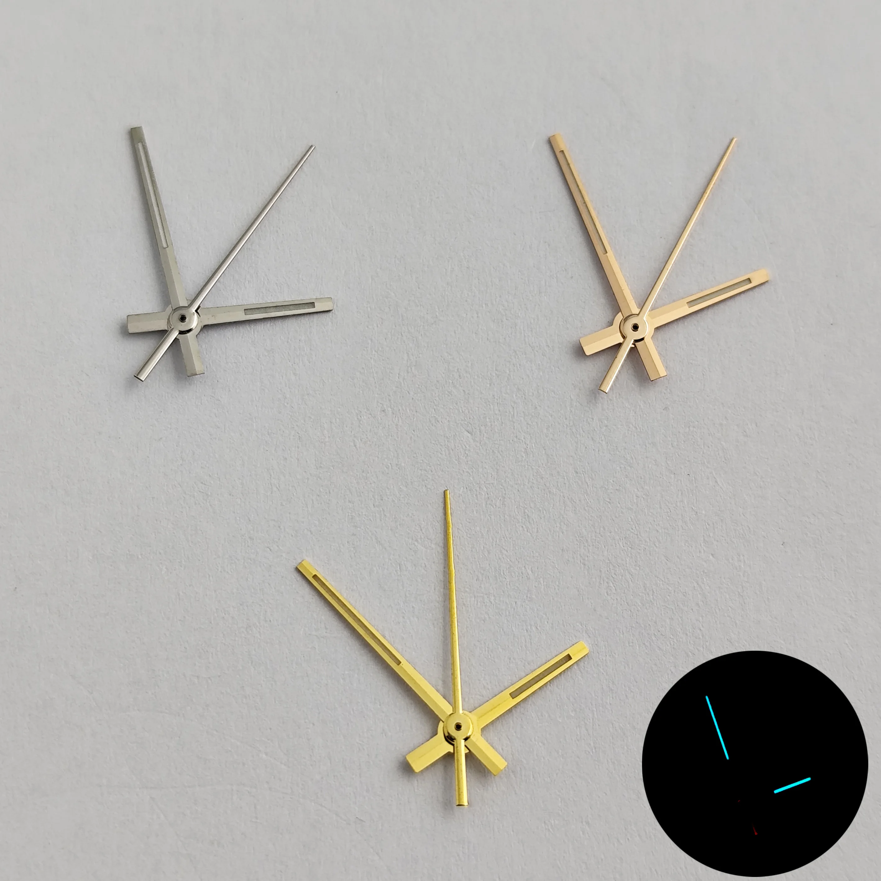 NH35 Hands Silver Gold Watch Hands Bgw9 Blue-Green  Luminous For NH35 NH36 NH34 Movement  Watch Hands Mod