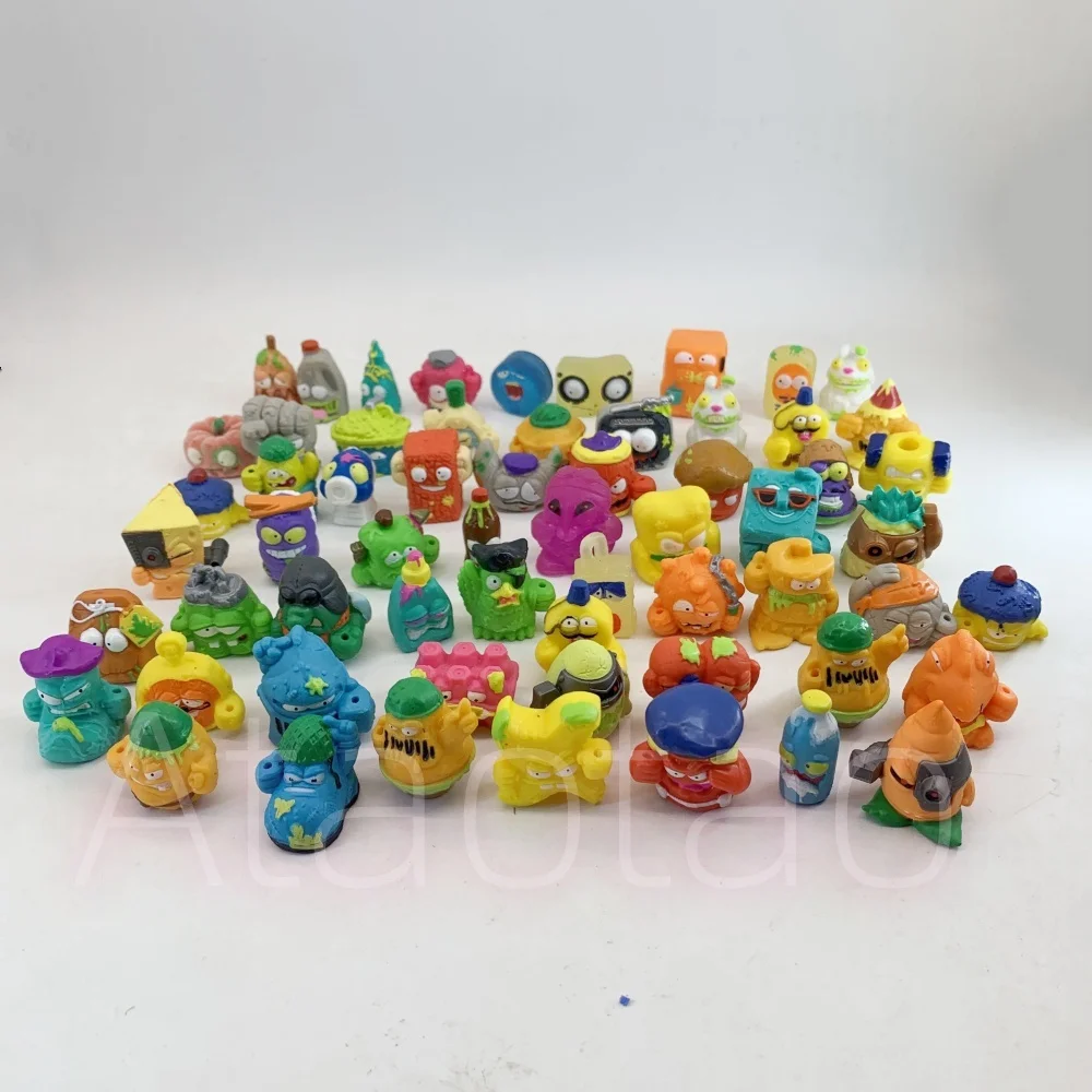 20-100pcs Zomlings Trash Dolls Action Figures 3cm Grossery Gang Garbage Collection Model Toys for Kids Birthday Gift