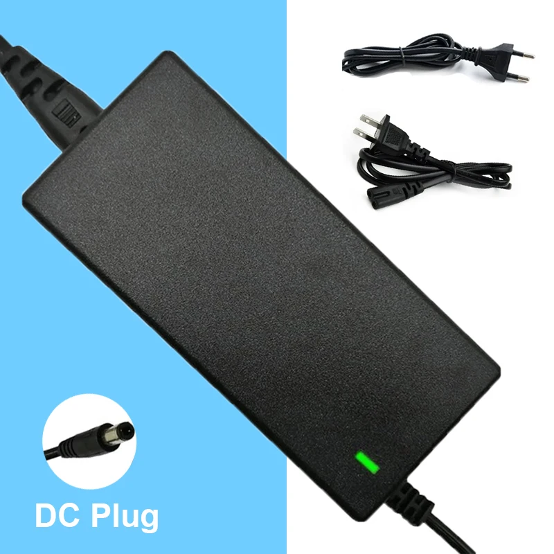 

42 В 54,6 В 2 А Зарядное устройство для литиевой батареи Разъем постоянного тока Адаптер питания AC 100-240 В Автомобильное зарядное устройство Адаптер для аккумулятора Зарядное устройство для электрического устройства