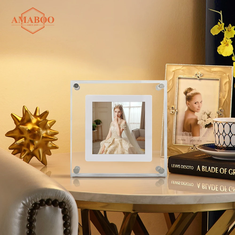 4 inch 7 Inch Desk Digital Frame Portaretrato Digital Album Video LCD Acrylic Digital Photo Frame