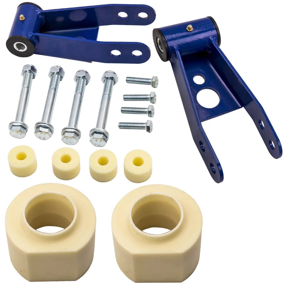MaXpeedingrods Leveling Lift Kit Front 3'' Rear 2'' Shackles For Jeep Cherokee XJ 4WD 1984-2001 NEW