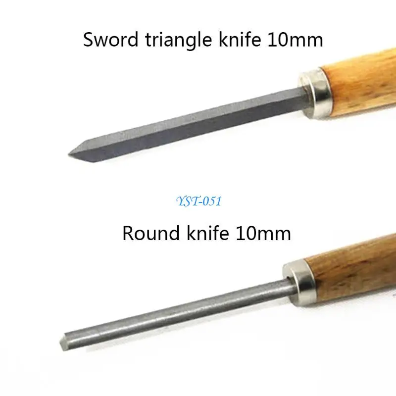 

E15A 8pcs Carving Knife Lathe Set Turning Tools Woodworking Gouge Skew