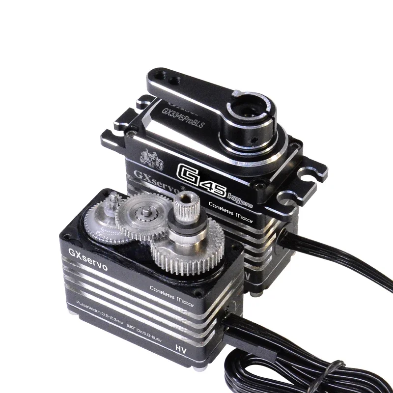 Gxservo 32KG 40KG 45KG Coreless Servo Motor High Speed Full Metal Gear Waterproof IP68 For 1/8 RC Crawler Off-road Trucks