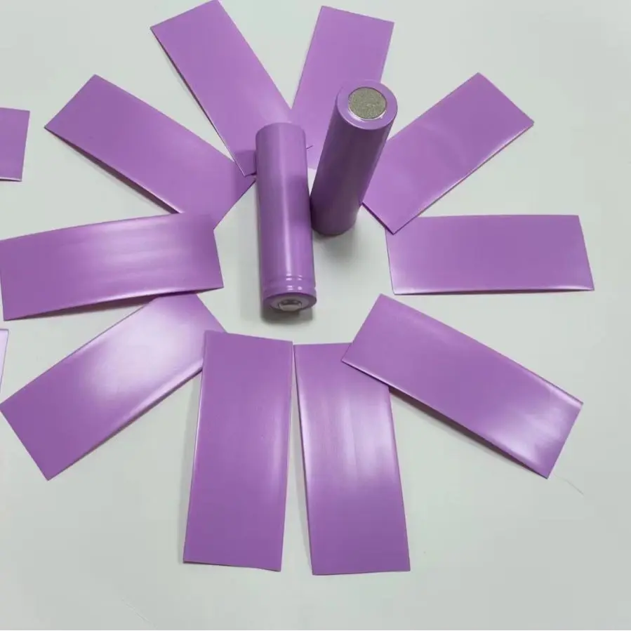 500pcs 18650 Battery Casing Heat Shrinkable Sleeve Insulation Battery Cover PVC Heat Shrinkable Film 72*30mm