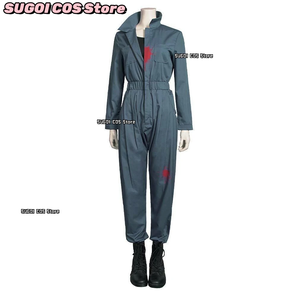 أزياء الهالوين مايكل مايرز التأثيرية لفيلم الهالوين ملابس العمل النسائية حللا موحدة عرض الرسوم المتحركة ملابس شعر مستعار الدعامة لعب الأدوار