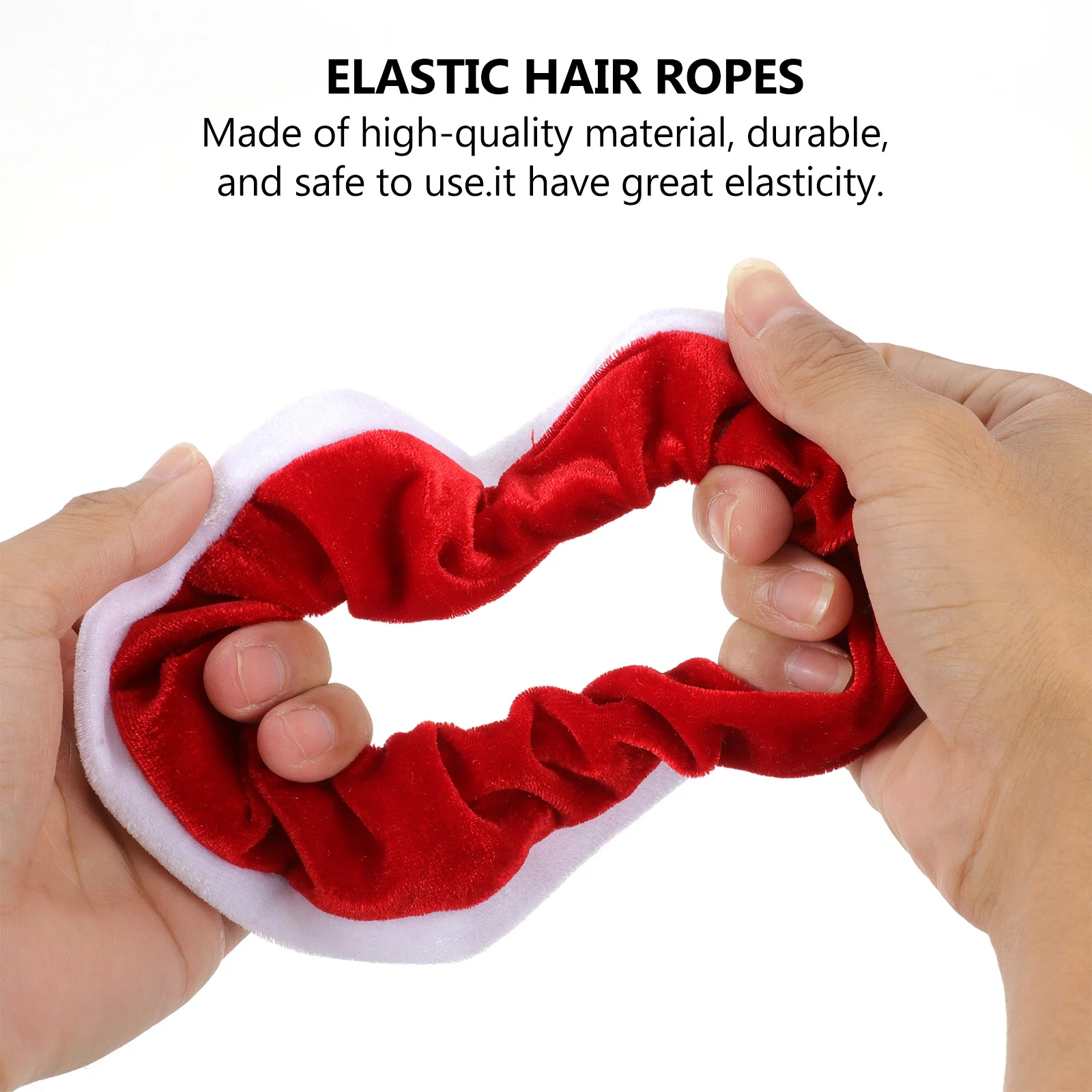 

20Pcs Christmas Hair Scrunchies Elastic Ponytail Holders Stretchy Hair Ropes for Party Wedding Birthday Elastic Ponytail Holder