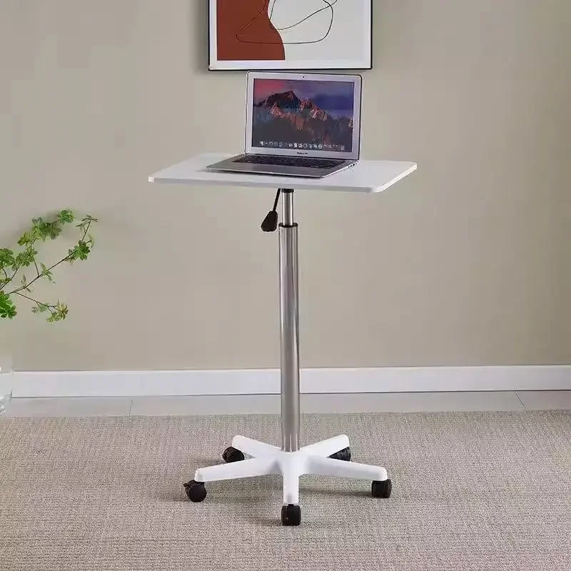 

Mobile Small Table Height-adjustable Standing Desk Sofa Side Table Laptop Desks Computer Tables with Wheels Office Furniture