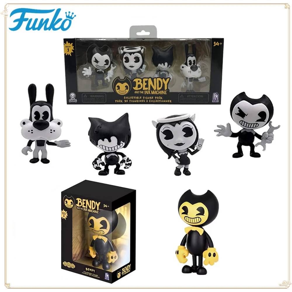 

FUNKO POP Toys Action Figures Classic Game Bendy and The Ink Machine Doll Model Children's Christmas Collection Gift Ornament