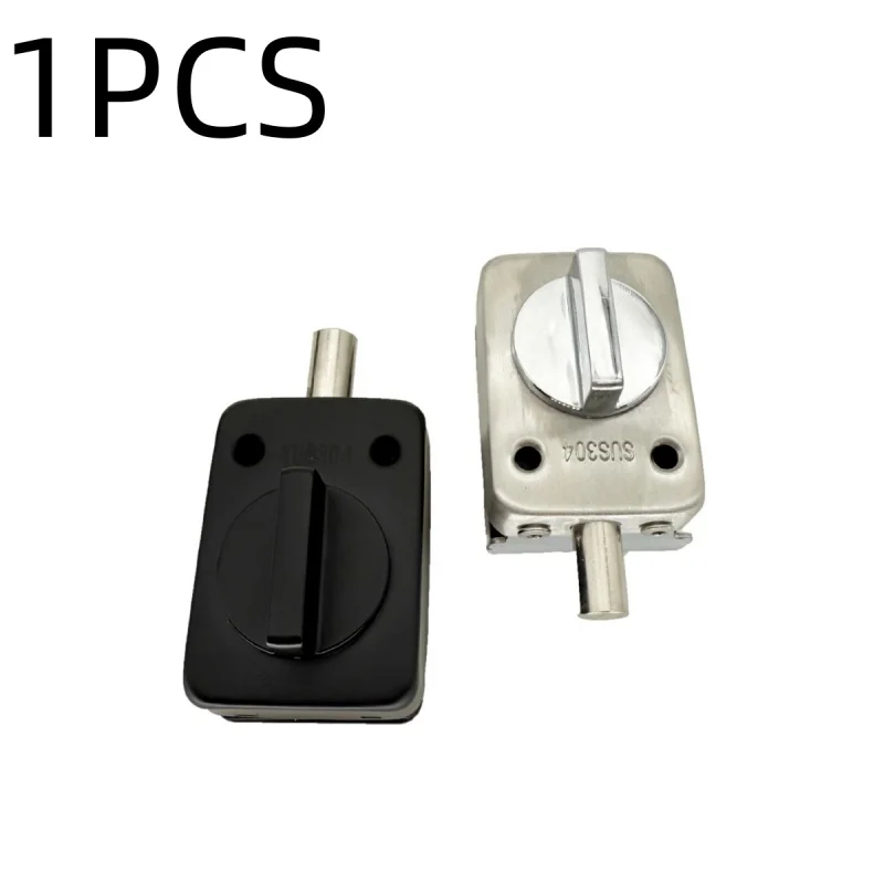 Non Perforated Glass Door Lock Floor Lock Single And Double Door Glass Door Lock Glass Door Latch Floor Plug Bathroom door Lock