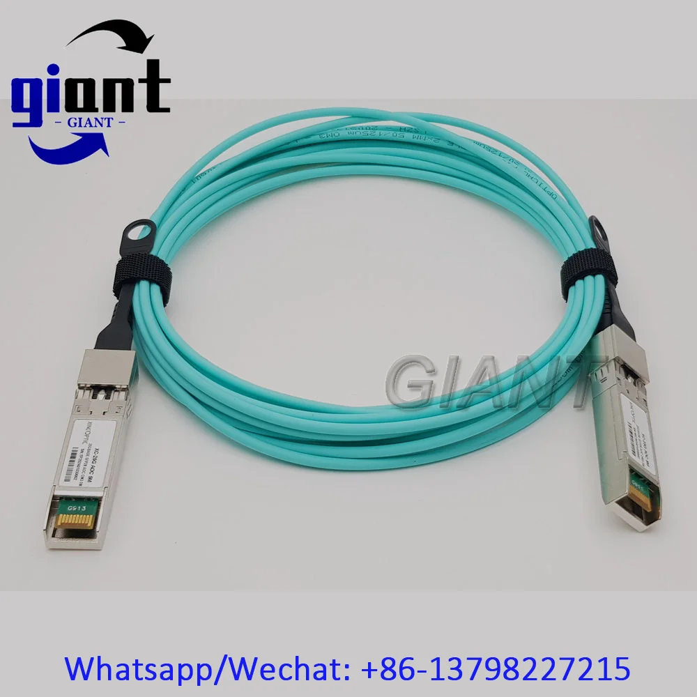 2pcs/lot! AOC Cabe 25G SFP28 to SFP28 5M AOC Active Optic Cable 25GBase OM3 5M(16ft) Compatible with Cisco/Huawei Switch