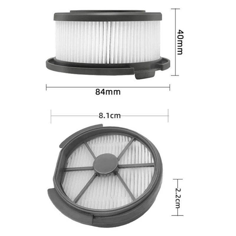 Suitable for Puppyoo Handheld Vacuum Cleaner T12 T12 PLUS Pro Front Filter Elements and Rear Filter Accessories