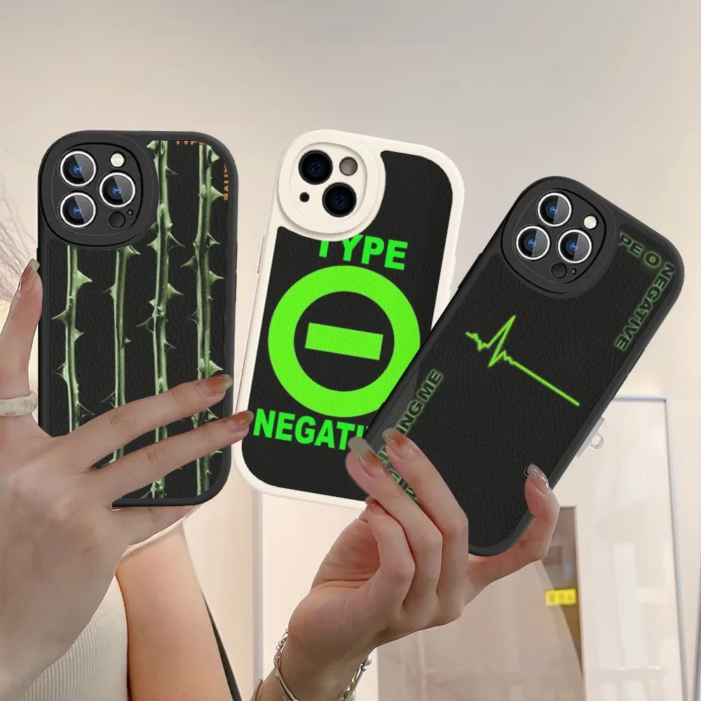 

Rock Band T-Type O N-Negative Phone Case Hard Leather For IPhone 16 15 14 13 12 Mini 11 14 Pro Max Xs X Xr 7 8 Plus Fundas