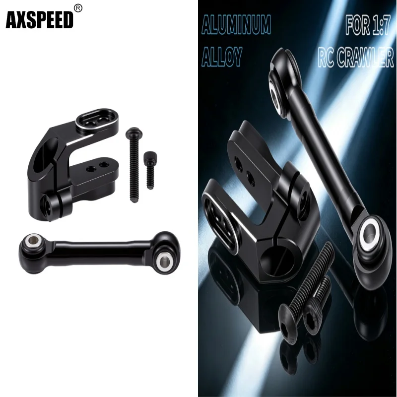 AXSPEED Aluminum Steering Linkage Servo Horn Arm For 1/7 UDR Racer RC Desert Truck Steering Upgrade Parts