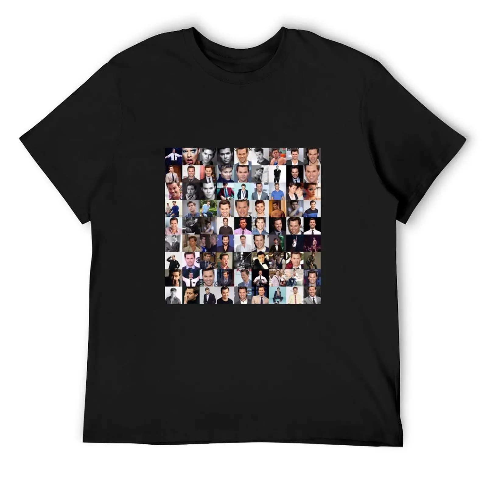 Andrew Rannells Collage - Many Items Available T-Shirt graphic t shirts cotton graphic tees Short sleeve tee men