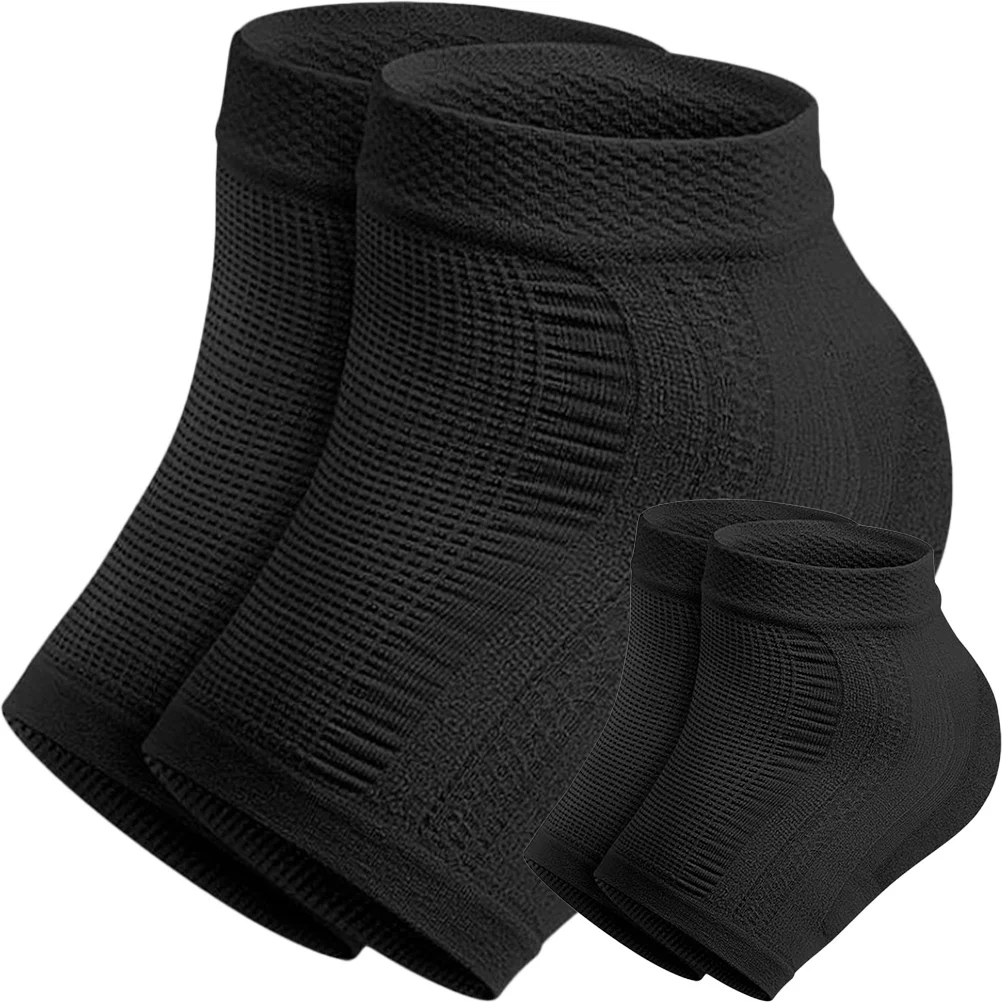 

2pcs Heel Socks For Dry Cracked Feet Moisturizing Gel Cracking Preventing Covers Elastic Reusable Sleeves Portable Foot