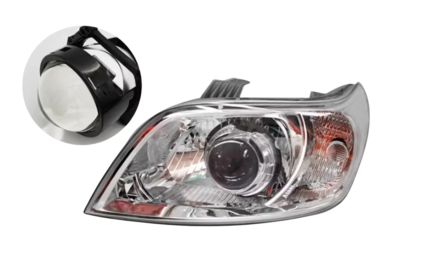 Front Headlight headlamp assembly for Chevrolet LOVA aveo 06-11 Angel eye Daytime Running DRL Turn signal