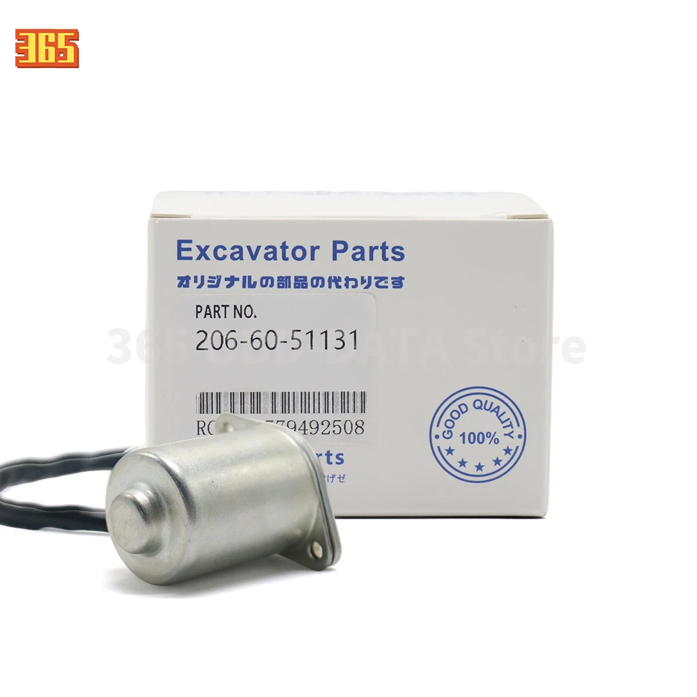 

Соленоид экскаватора для Pc200-7 Pc220-8 6d102 Поворотный электромагнитный клапан 206-60-51130 206-60-51131 206-60-51132