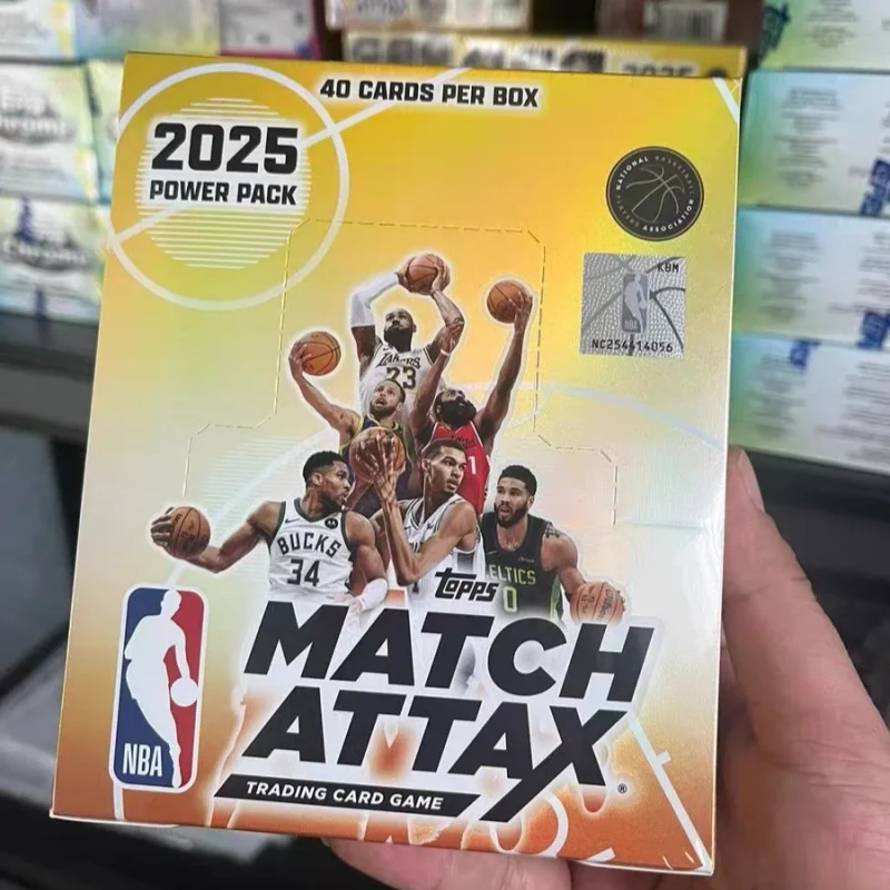 KAYOU TopPS originale NBA Match Attax Basket Trading Card 2025Edition Super Power Battle Pack Autentica carta da gioco da collezione