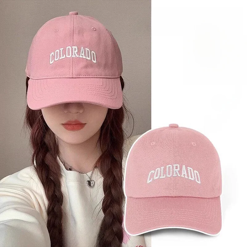 Adjustable Unisex Baseball Cap Wide Brim Hat Sunshade Large Head Circumference Face Enhancing Deepened Duckbill Cap