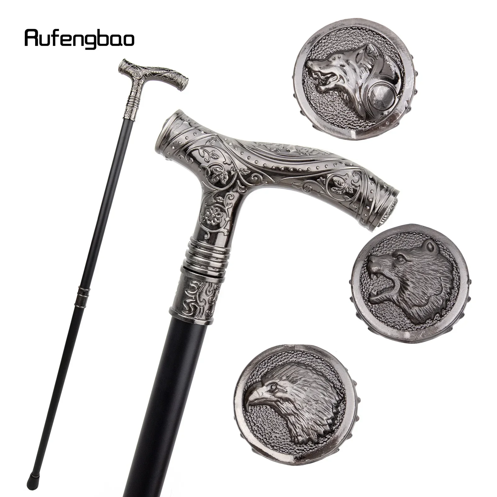 الملونة الذئب الدب النسر رئيس زهرة الطوطم الإغاثة عصا للمشي موضة عصا للمشي شهم كروسييه مقبض عصا للمشي 93 سنتيمتر