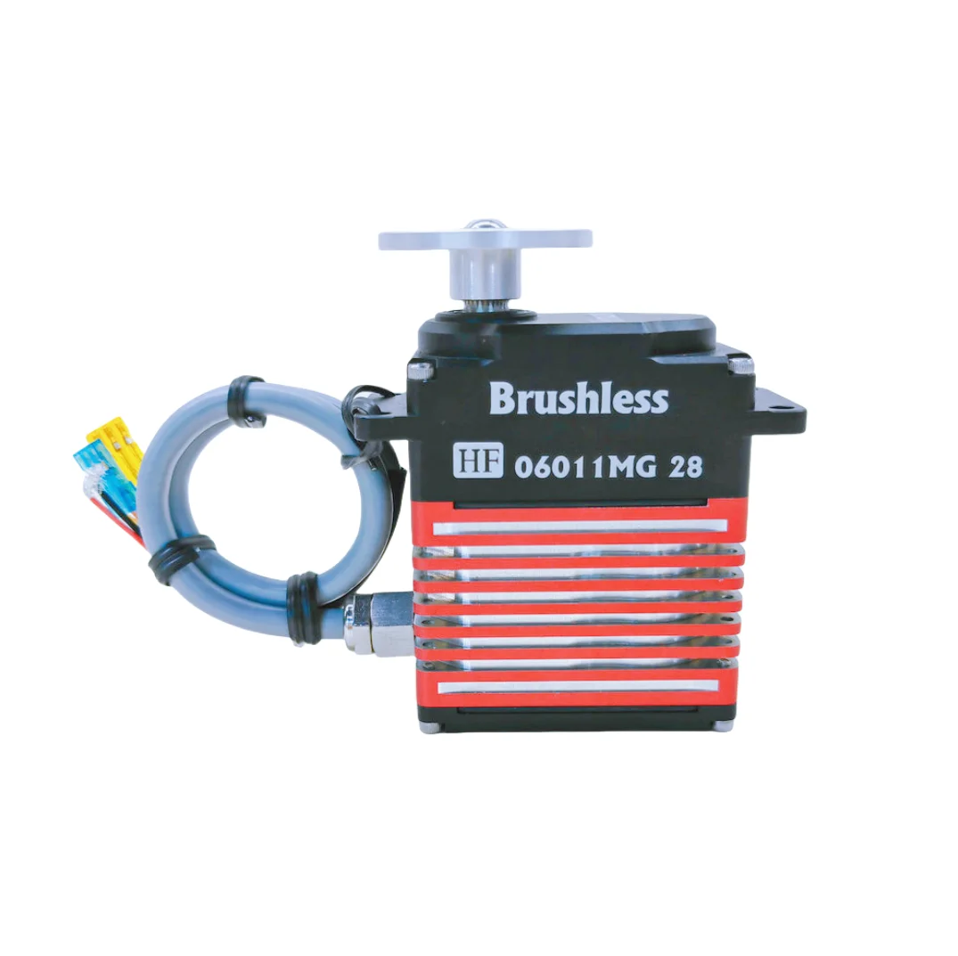 

Himark HF06011MG 60kgf.cm0.11S/60° Full Metal Case Steel gear Brushless Motor Digital Feedback Servo