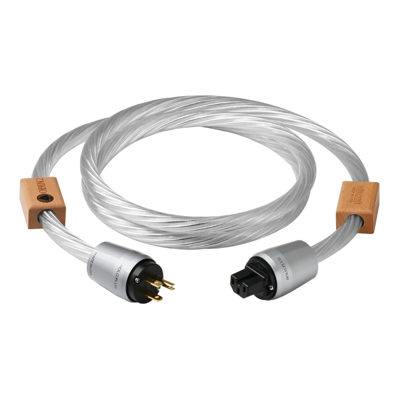 Nordost ODIN HiFi Power Cord Hi-end 7N OCC Silver-plated Core Power Cable with EU/US Connector for Filter Amplifier