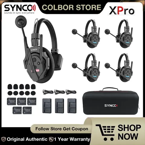 SYNCO Xtalk Pro X5 XPro5 X3 X9 X2 무선 인터콤 시스템 헤드셋, 업그레이드 버전, 500m 변속기, X5 XPro5 X3 X9 X2 2.4G