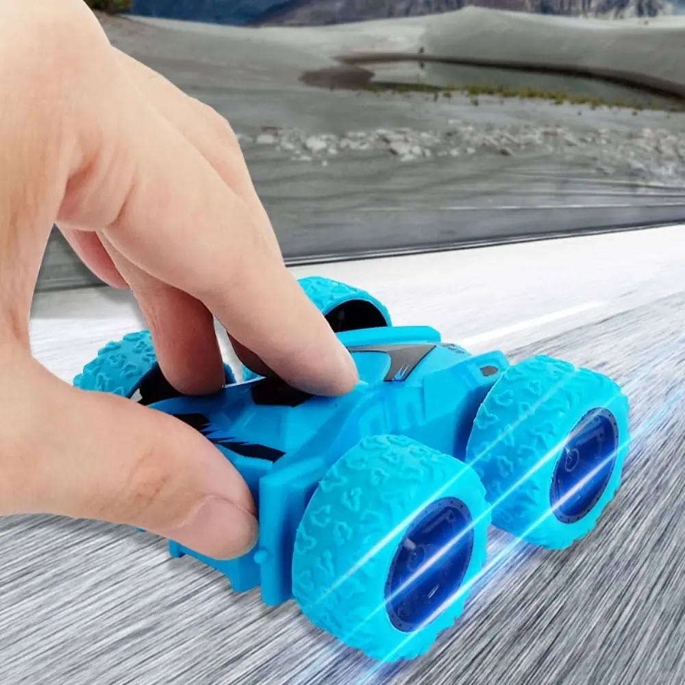 Pull Back Four-wheel Drive Stunt Car Rotated With 360° Inertial Rotation Stunt Off-road Vehicle 9 Styles ABS Material