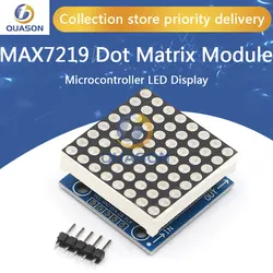 MAX7219 dot matrix module microcontroller module display module finished goods , Can be together for arduino programming