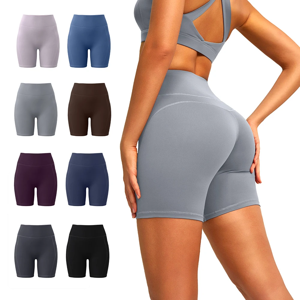 الصيف عالية الخصر اليوغا السراويل المألوف مثير تشغيل سراويل رياضية بلون اليوغا طماق النساء الملابس ملابس رياضية السراويل