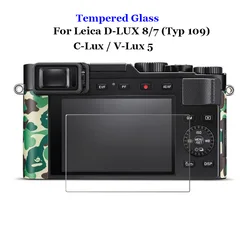 For Leica D-LUX 8 7 (Typ 109) C-Lux V-Lux 5 Tempered Glass 9H 2.5D Camera LCD Screen Protector Film