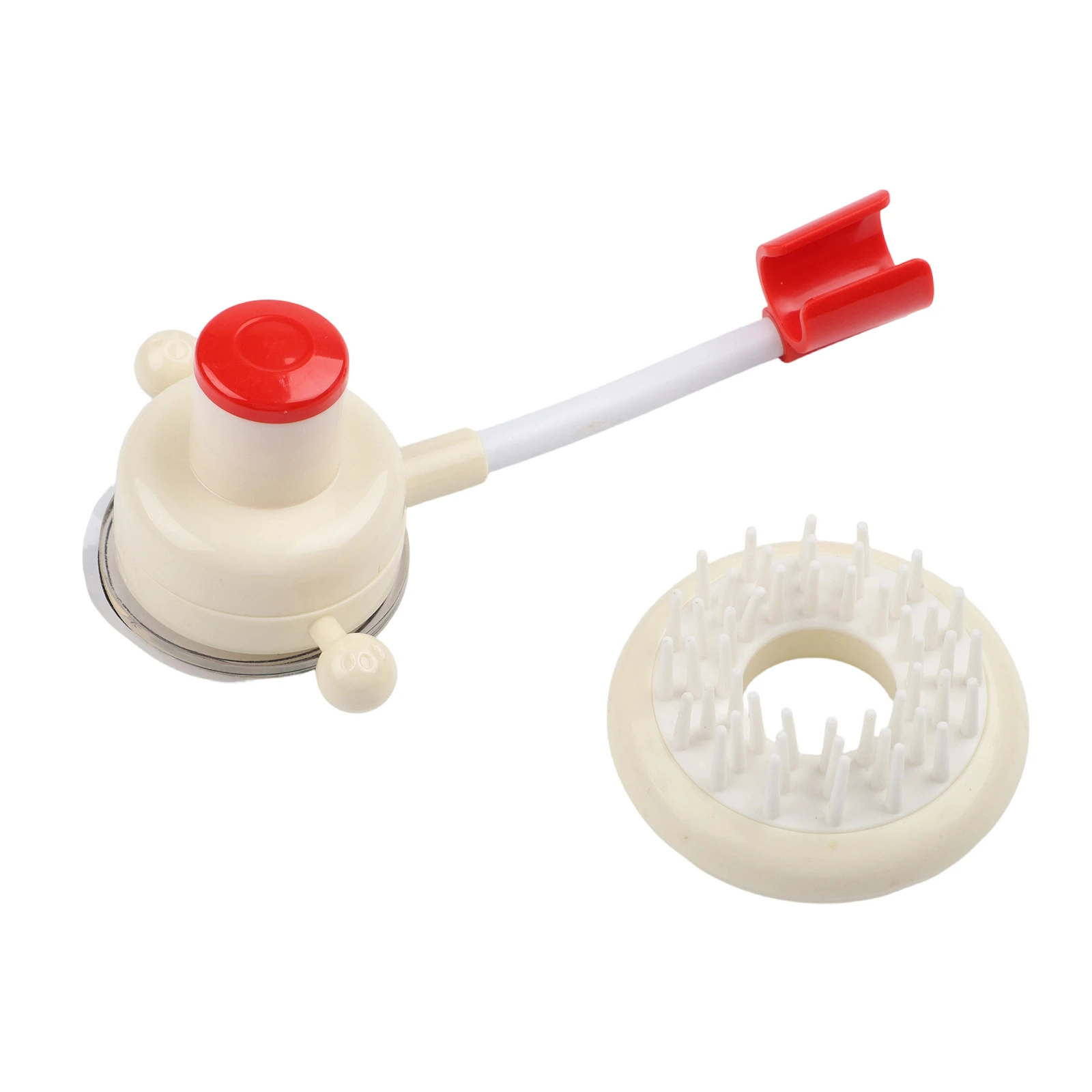 Multi Angle Adjustable Suction Cup Shower Holder No Drilling Required Fits Various Shower Heads Rotating Design