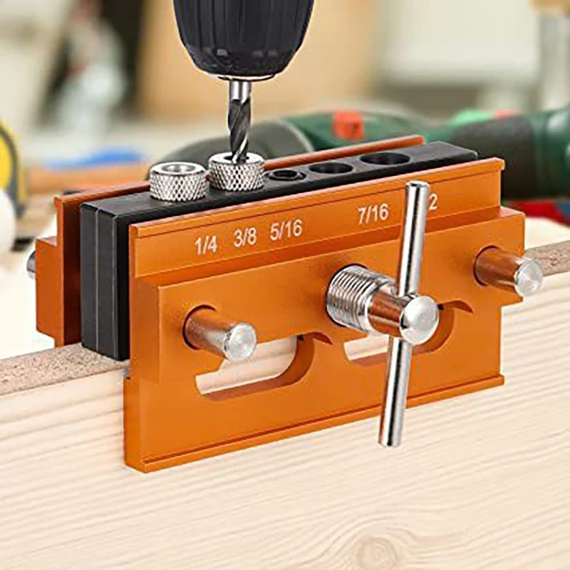 Self Centering Doweling Jig Kits Adjustable Width Dowel Jig Kits for Straight Hole Dropshipping