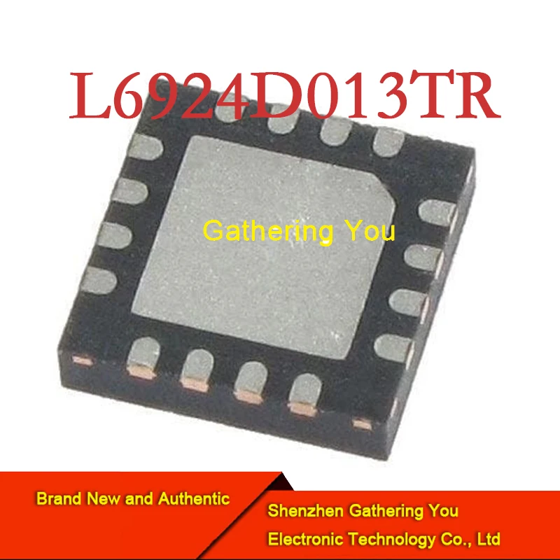 

L6924D013TR VFQFPN-16 Battery management Brand New Authentic