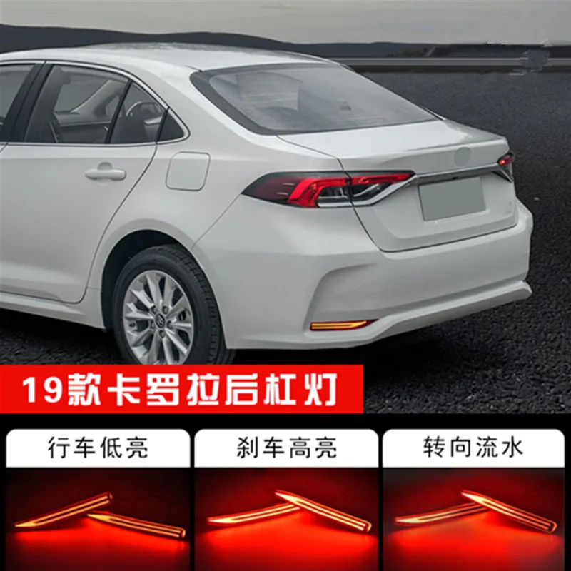 TaiWan car bumper for Toyota corolla taillight altis daytime light 2019~2021y car accessories LED headlight corolla rear light